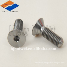 titanium countersunk head bolt